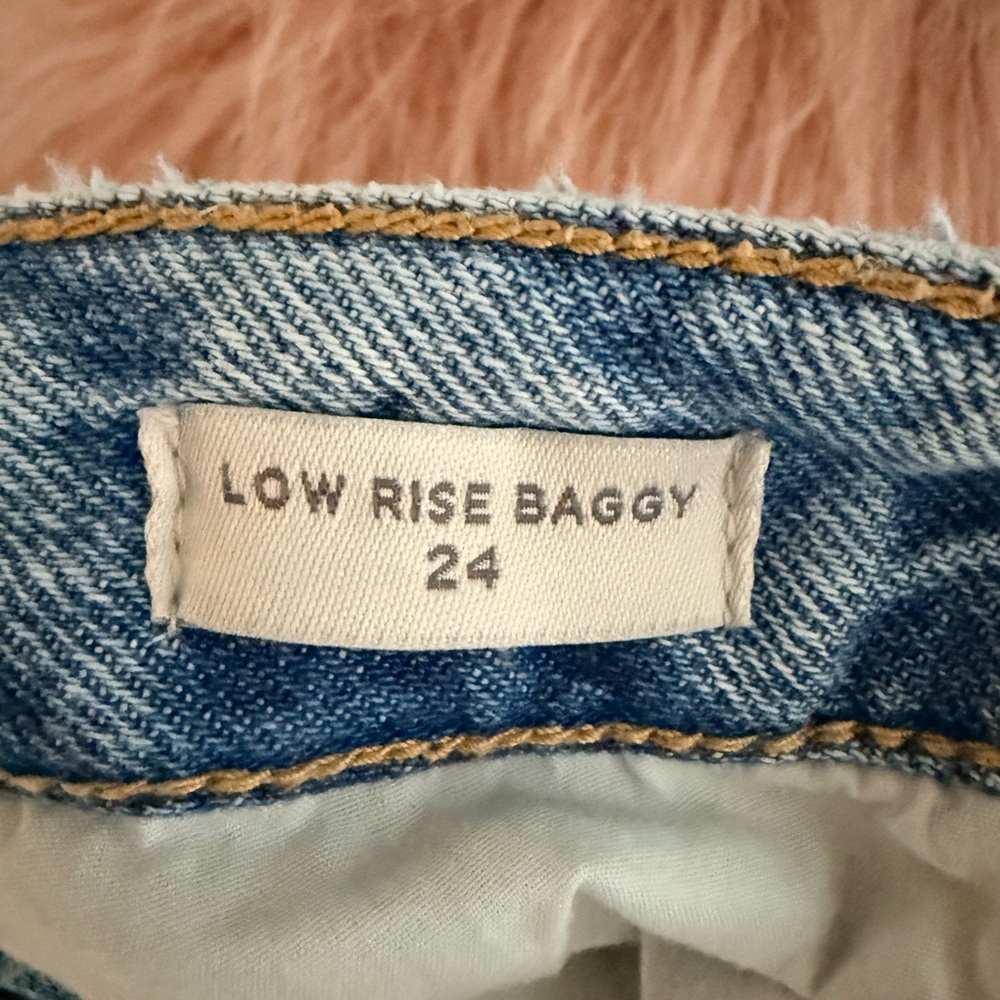 PacSun Light Blue Boyfriend Jeans with Distressed Details - Picture 4 of 4